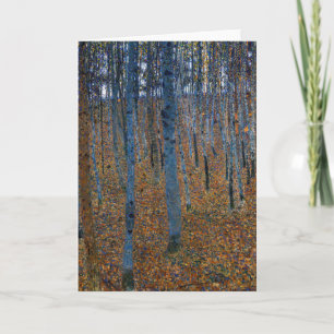 Gustav Klimt - Beech Grove I Card