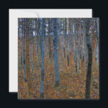 Gustav Klimt - Beech Grove I Invitation<br><div class="desc">Beech Grove I - Gustav Klimt,  Oil on Canvas,  1902</div>