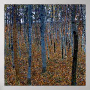 Gustav Klimt - Beech Grove I Poster