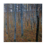 Gustav Klimt - Beech Grove I Tile<br><div class="desc">Beech Grove I - Gustav Klimt,  Oil on Canvas,  1902</div>