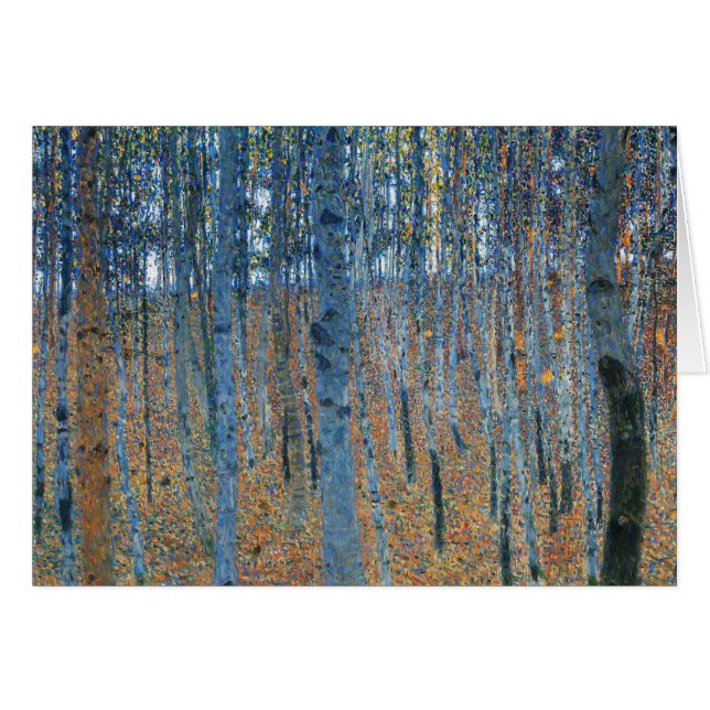 Gustav Klimt Beech Tree Forest Grove (Front Horizontal)