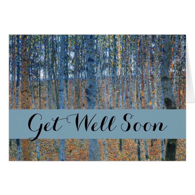 Gustav Klimt Beech Tree Forest Grove (Front Horizontal)