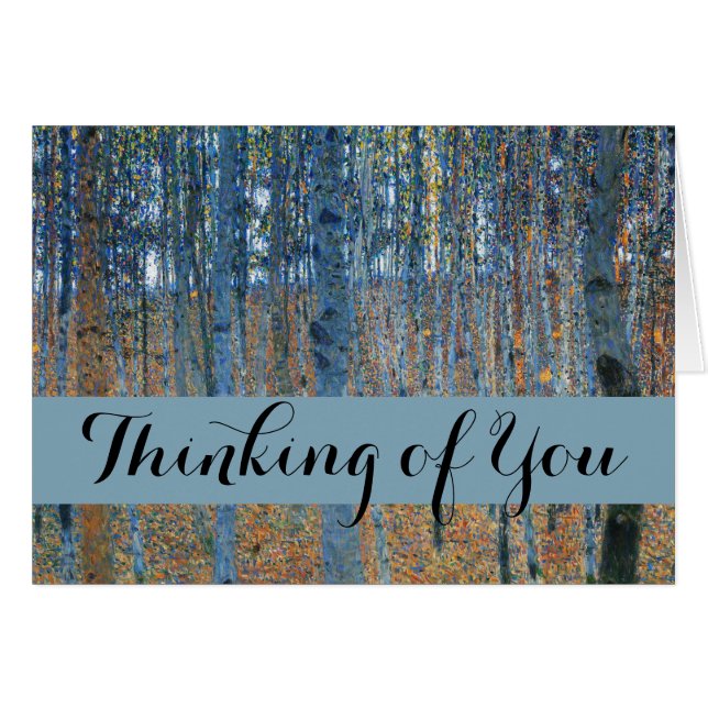 Gustav Klimt Beech Tree Forest Grove (Front Horizontal)