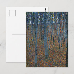 Gustav Klimt Beech Tree Forest Grove Classic Postcard