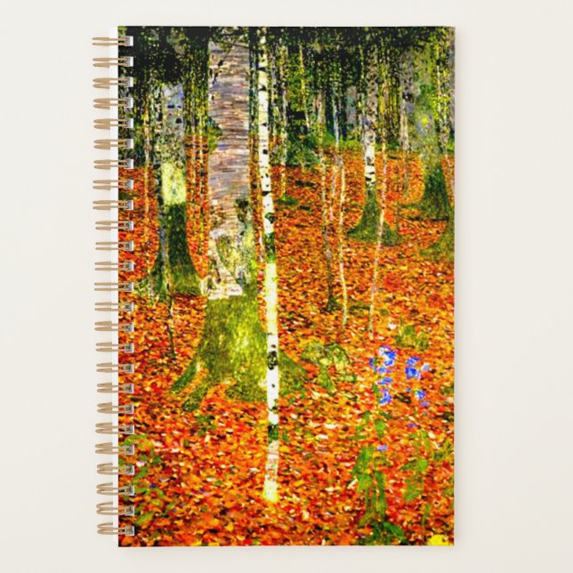 Gustav Klimt Birch Trees Planner (Front)