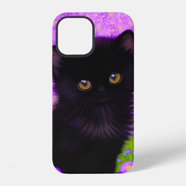 Gustav Klimt Cat iPhone Case (Back)