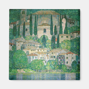 Gustav Klimt - Church in Cassone Magnet