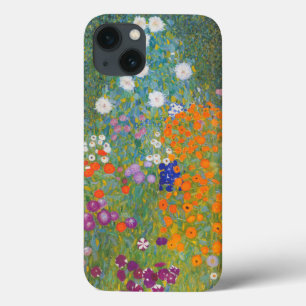 Gustav Klimt Cottage Garden Flower Bauergarten iPhone 13 Case