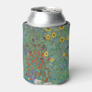 Gustav Klimt - Country Garden with Sunflowers Can Cooler