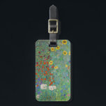 Gustav Klimt - Country Garden with Sunflowers Luggage Tag<br><div class="desc">Country Garden with Sunflowers / Farm Garden with Sunflowers - Gustav Klimt in 1905-1906</div>