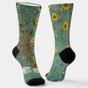 Gustav Klimt - Country Garden with Sunflowers Socks