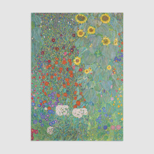 Gustav Klimt - Country Garden with Sunflowers Tissue Paper