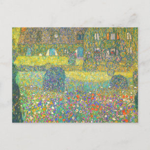 Gustav Klimt Country House by the Attersee Postcard