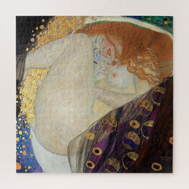 Gustav Klimt - Danae Jigsaw Puzzle (Vertical)