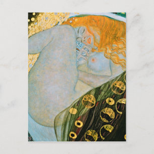 Gustav Klimt - Danae Postcard