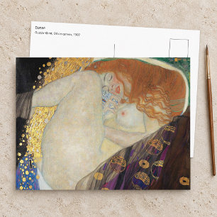 Gustav Klimt - Danae Postcard