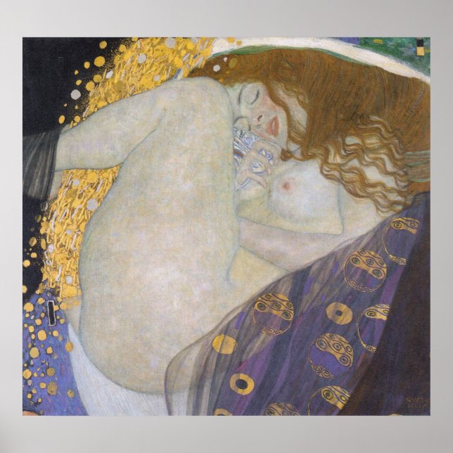 Gustav Klimt - Danae Poster (Front)