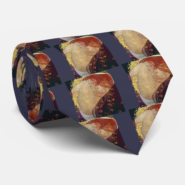 Gustav Klimt, “ Danae ” Tie (Rolled)