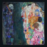 Gustav Klimt - Death and Life Bandana<br><div class="desc">Death and Life - Gustav Klimt,  Oil on Canvas,  1910-1915</div>
