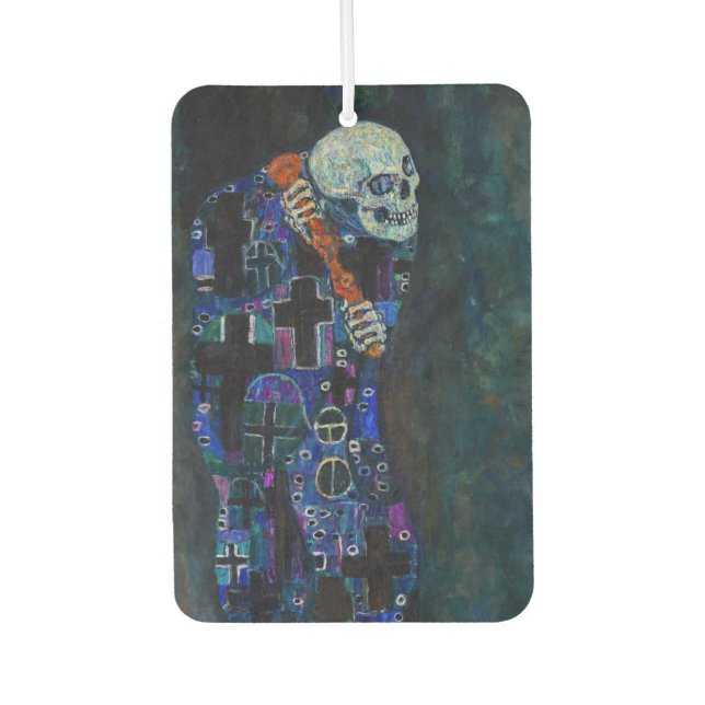 Gustav Klimt - Death and Life Car Air Freshener (Front)