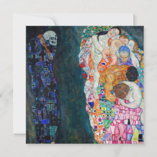 Gustav Klimt - Death and Life Invitation