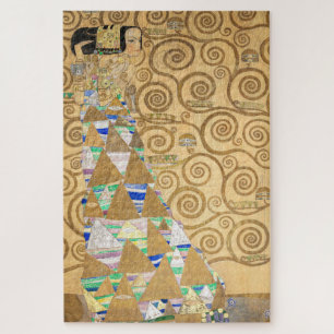 Gustav Klimt - Expectation, Stoclet Frieze Jigsaw Puzzle