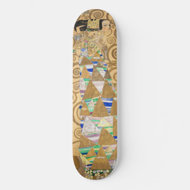 Gustav Klimt - Expectation, Stoclet Frieze Skateboard (Front)