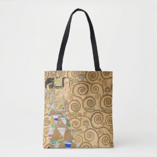 Gustav Klimt - Expectation, Stoclet Frieze Tote Bag