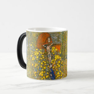 Gustav Klimt Farm Garden with Crucifix Magic Mug