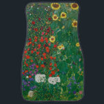 Gustav Klimt - Farm Garden with Sunflowers Car Mat<br><div class="desc">Gustav Klimt - Farm Garden with Sunflowers</div>