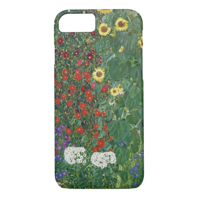 Gustav Klimt - Farm Garden with Sunflowers Case-Mate iPhone Case (Back)