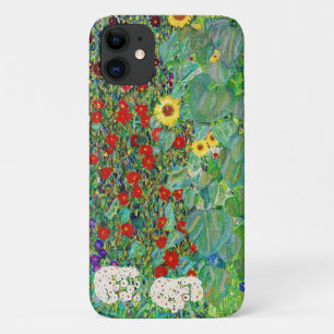Gustav Klimt Farm Garden With Sunflowers Painting Case-Mate iPhone Case