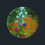 Gustav Klimt , "Farmhouse garden" 6 Cm Round Badge<br><div class="desc">I made this product for those who like Klimt.</div>