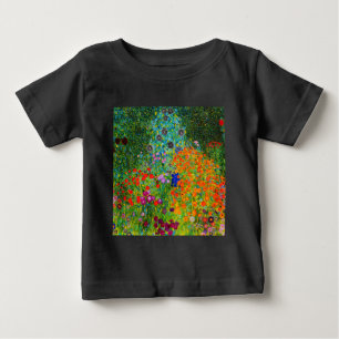 Gustav Klimt , "Farmhouse garden" Baby T-Shirt