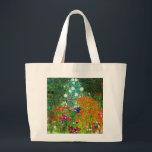 Gustav Klimt , "Farmhouse garden" Large Tote Bag<br><div class="desc">I made this product for those who like Gustav Klimt.</div>