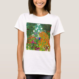 Gustav Klimt, “Farmhouse garden” T-Shirt