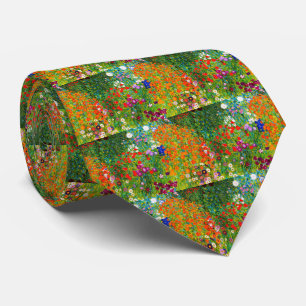 Gustav Klimt , “ Farmhouse garden ” Tie