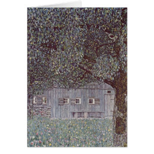 Gustav Klimt- Farmhouse in Upper Austria