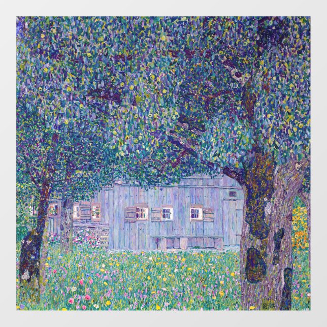 Gustav Klimt - Farmhouse in Upper Austria (Sheet)