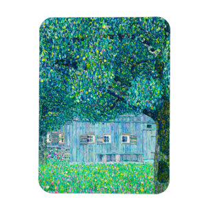 Gustav Klimt Farmhouse in Upper Austria Magnet