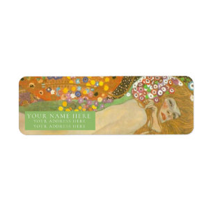 GUSTAV KLIMT FINE ART RETURN ADDRESS LABEL