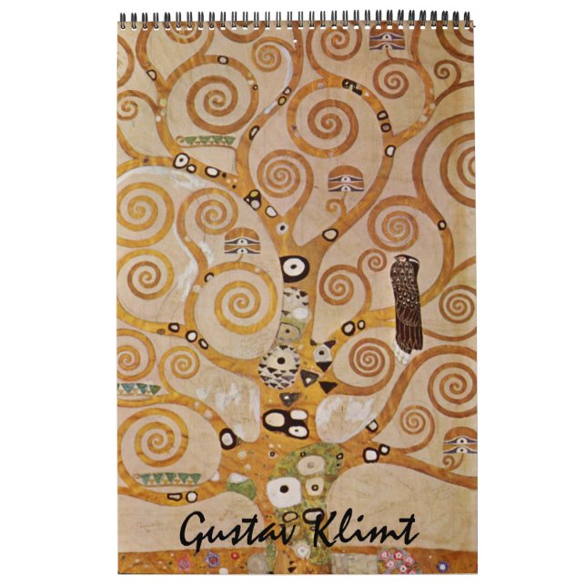 Gustav Klimt Fine Art, Vintage Art Nouveau Calendar (Cover)
