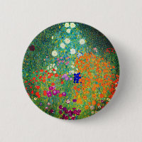 Gustav Klimt Flower Garden
