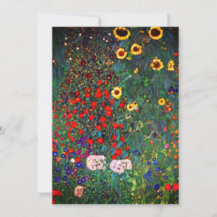 Gustav Klimt Flower Garden Announcement