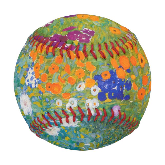 Gustav Klimt - Flower Garden Baseball (Front)