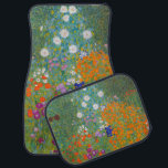 Gustav Klimt - Flower Garden Car Mat<br><div class="desc">Flower Garden - Gustav Klimt in 1905-1907</div>