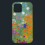 Gustav Klimt - Flower Garden iPhone 12 Case<br><div class="desc">Flower Garden - Gustav Klimt in 1905-1907</div>