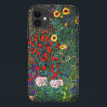 Gustav Klimt Flower Garden Case-Mate iPhone Case<br><div class="desc">iPhone Case featuring Gustav Klimt’s oil painting Farm Garden with Sunflowers (1907). A beautiful garden of sunflowers and exquisite blue,  red,  purple,  pink,  and white flowers. A great gift for fans of Art Nouveau and Austrian art.</div>