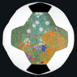 Gustav Klimt - Flower Garden Cornhole Set Soccer Ball<br><div class="desc">Flower Garden - Gustav Klimt in 1905-1907</div>