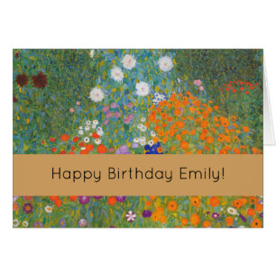 Gustav Klimt Flower Garden Cottage Nature